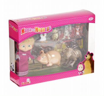 Кукла Simba Маша с друзьями-животными 12 см (9301020)