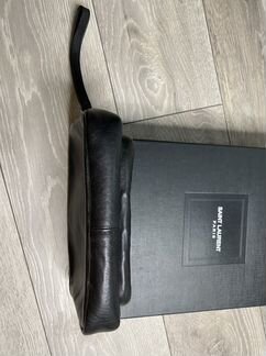 Мужской кожаный клатч Saint Laurent