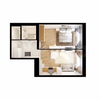 1-к квартира, 41.7 м², 25/25 эт.