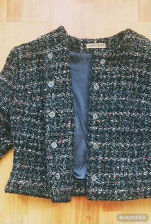 Теплый твидовый костюм