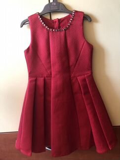 Платье нарядное с кофточкой-болеро 110 см motherca