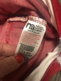 Новогодний Костюм Санты 3-6 мес мазакея