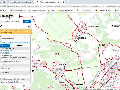 Публичная кадастровая карта крыма бахчисарайский район