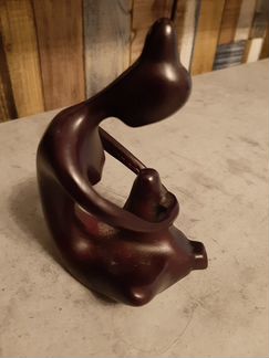 Статуэтка из чёрного дерева (Африка)