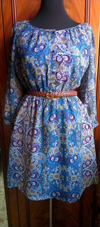 Изящное шифоновое платье, новое