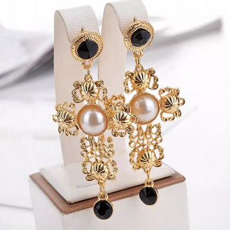 Серьги кресты