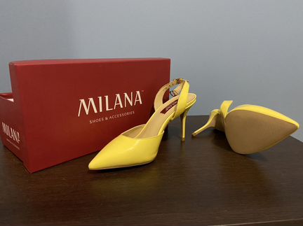 Туфли лодочки Milana размер 35/36 желтые