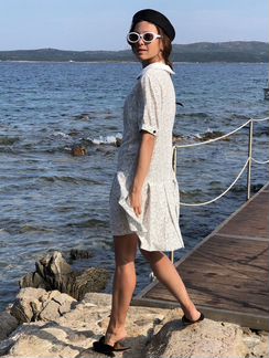 Платье Erma с коротким рукавом, XS-S