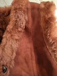 Безрукавка меховой жилет Натуральный мех Ручная ра