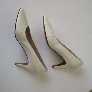 Туфли белые италия