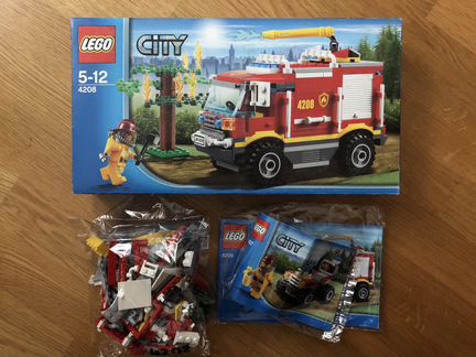 Lego City 4208 Пожарный внедорожник б/у