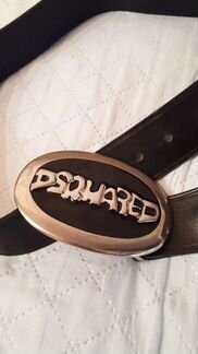 Кожаный ремень dsquared