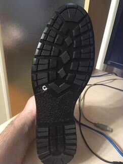 Утепленные кожанные мужские полусапожки 43 размер