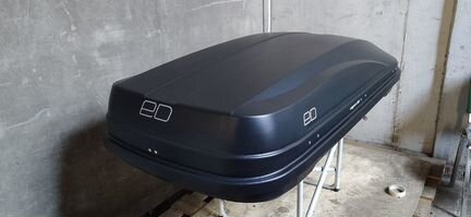 Автобокс на 390 литров черный карбон №3132