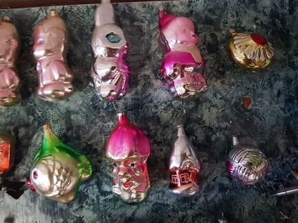 Елочные игрушки СССР