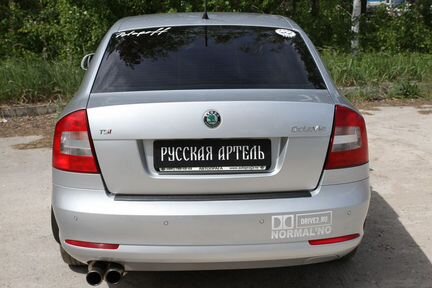 Накладка на задний бампер Шкода Октавия А5