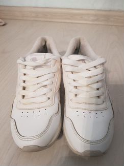 Кроссовки кожаные белые Reebok