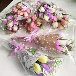 Букет цветов из мыла