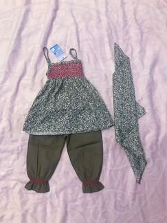 Одежда детская Костюм летний 3ка на годик