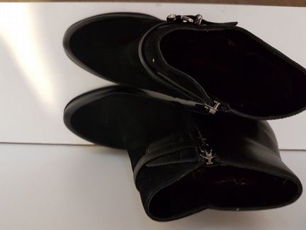 Ботильоны SintaGamma, 38 р-р,новые,нат.кожа+замша