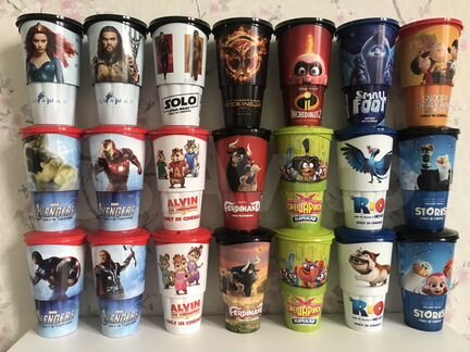 Стаканы из кинотеатра большой выбор