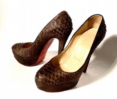 Туфли Christian Louboutin, размер 36. Питон. Ориги