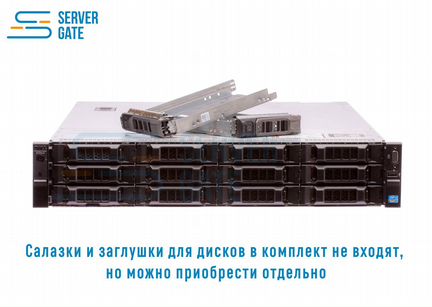 Сервер dell R720 12LFF+2SFF / 2xE5-2695v2 / 32 GB