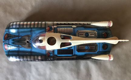 Винтажная игрушка космический бронемобиль. Большая
