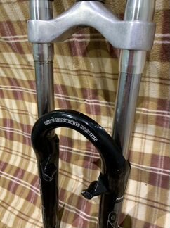 Вилка. Двухкоронная 140 хода пружина масло воздух