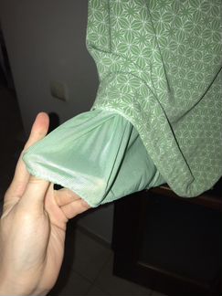 Платье с короткими рукавами. Прямой покрой