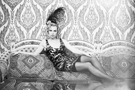 Платье из пайеток ретро чикаго бурлеск кабаре