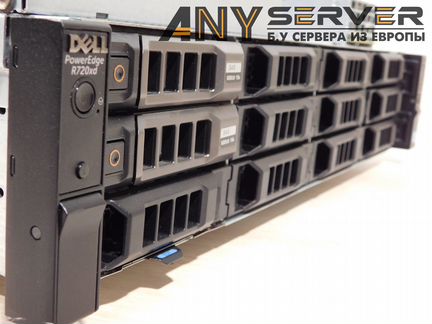Сервер Dell R720xd 2x E5-2697v2 128Gb H710 12x3.5