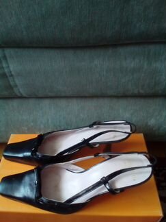 Туфли офисные с откр. задником, Испания. 37,5-38р