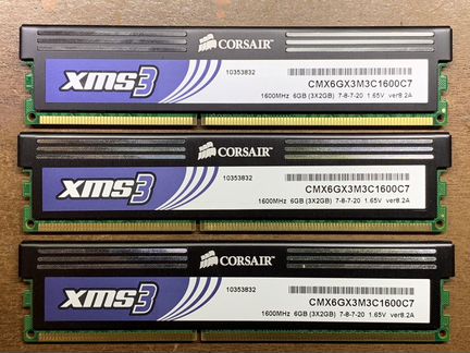 Оперативная память DDR3 6gb