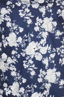 Мужское тёмно-синее поло - Floral