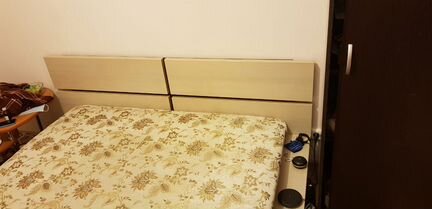 Кровать с матрасом(без подъёмного механизма)