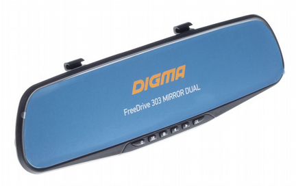 Digma FreeDrive 303 mirror dual, 2 камеры