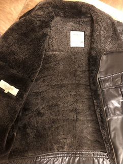 Куртка кожаная мужская зимняя