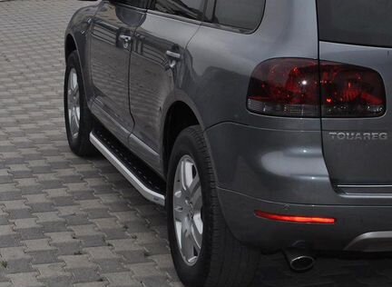 Пороги Подножки на VW Touareg 2003г+