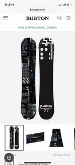 Сноуборд burton amplifier 163W