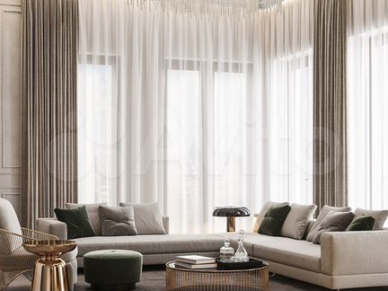 2-к квартира, 88 м², 6/17 эт.