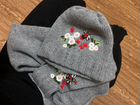 Комплект шапка и шарф для девочки aletta