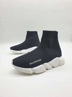 Кеды высокие кроссовки ботинки баленсиага черные