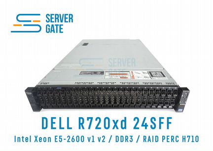 Сервер dell R720xd 24SFF 2 x E5-2667v2 512 GB