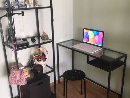 Стеллаж со столом IKEA