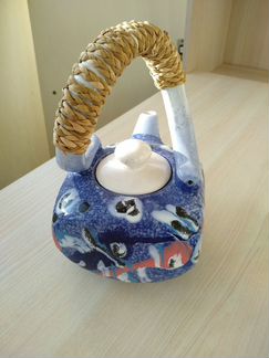 Заварочный чайник дизайнерский. Керамика. Новый