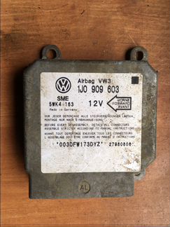 Блок SRS Airbag 1j0909603 Volkswagen Sharan 97