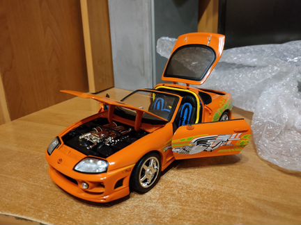 Toyota Supra 1/18 форсаж Racing Champions/ ertl