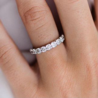 Кольцо бриллиантовая дорожка 1.91 карат