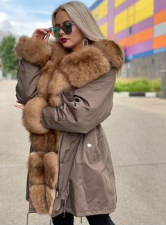 Парка с мехом